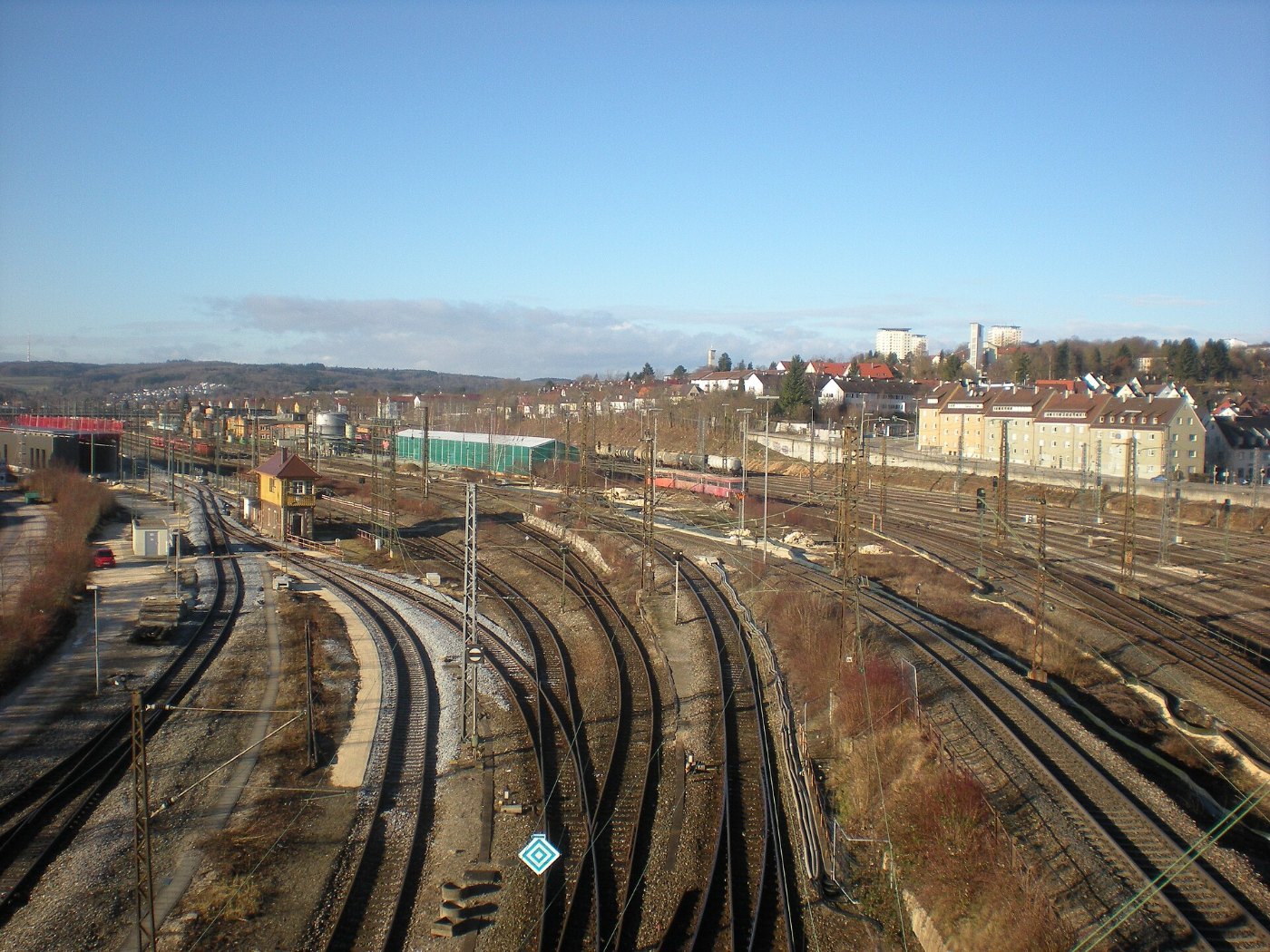 Ulm Rangierbahnhof Wallstraßenbrücke