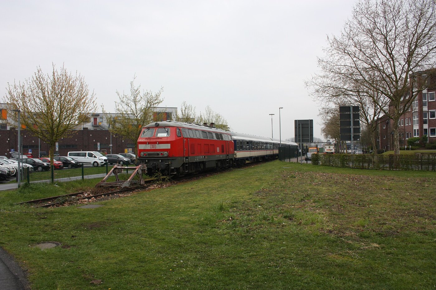 DB Baureihe 218 mit N Wagen in Kleve (2026) 5