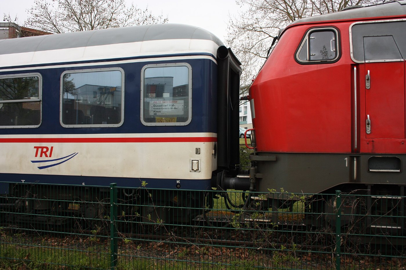 DB Baureihe 218 mit N Wagen in Kleve (2026) 6