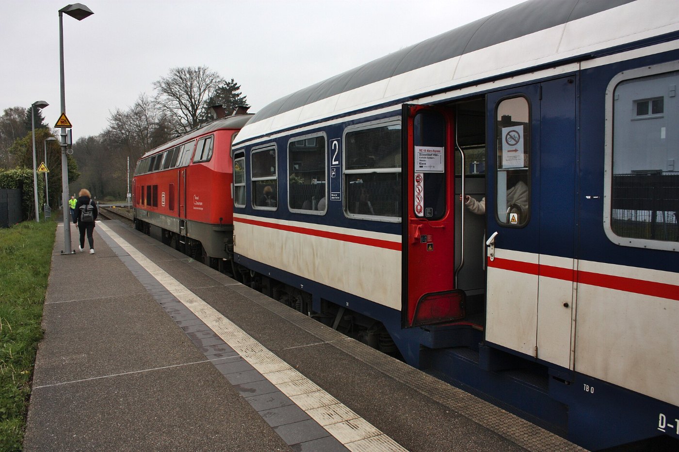 DB Baureihe 218 mit N Wagen in Bedburg Hau (2026) 1