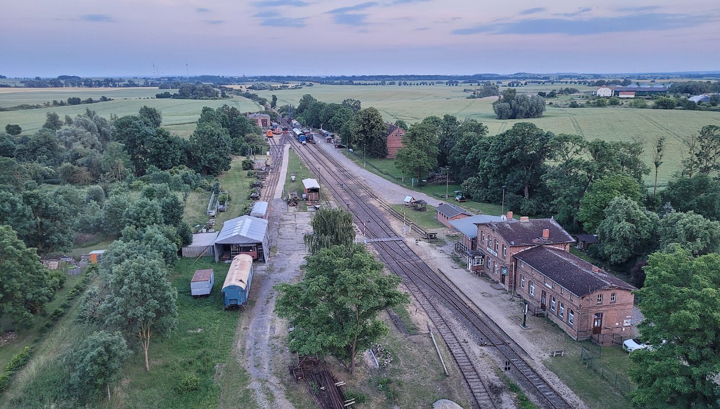 Bahnhof Gramzow Luftbild
