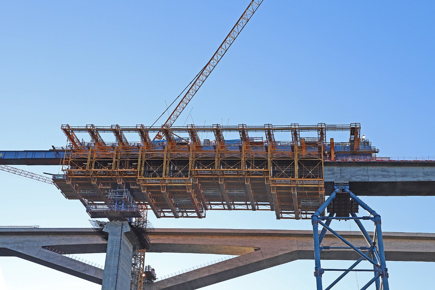 00 0796 Filstalbrücke (Neubaustrecke Wendlingen–Ulm) Vorschubrüstung