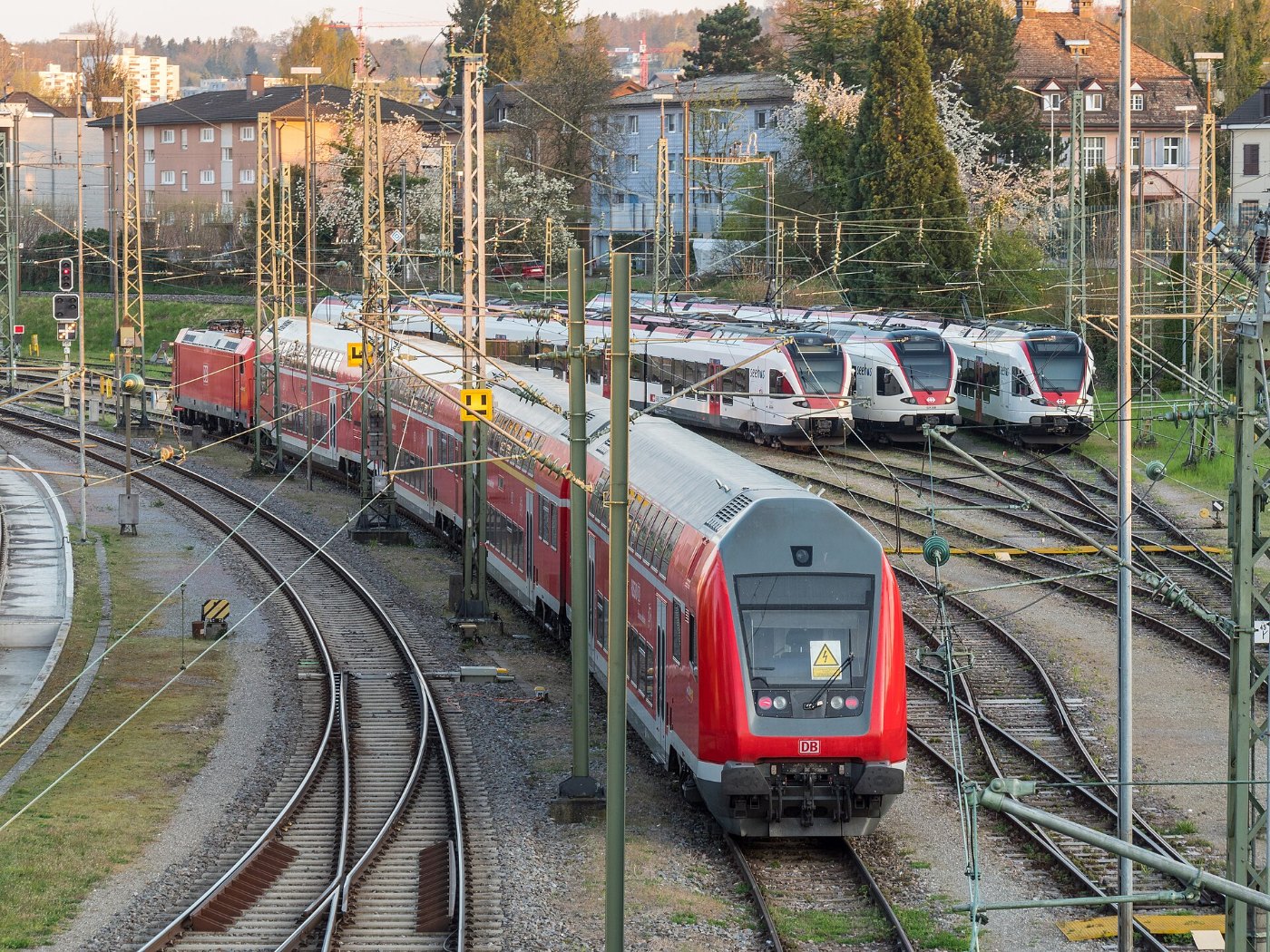 DB Netz AG Gleisfeld in Kreuzlingen