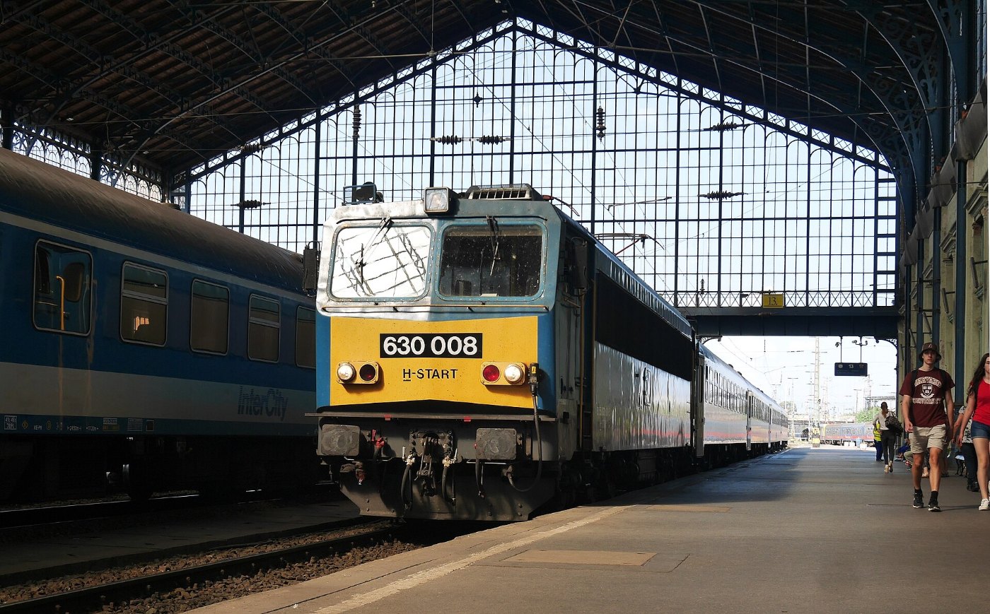 630 008 615 ös InterCity vonat Budapest Nyugati