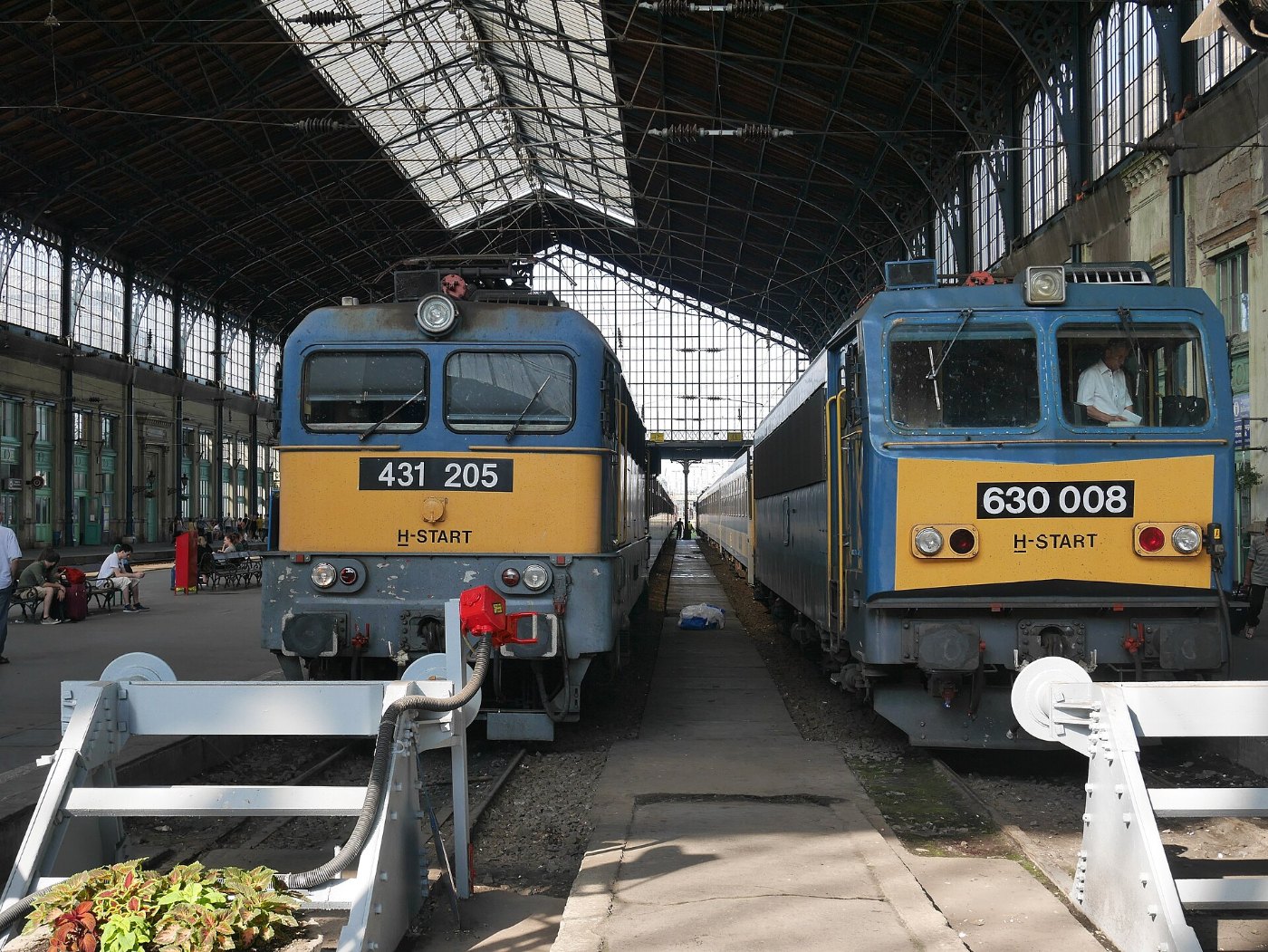 431 205+630 008 InterCity vonatok Budapest Nyugati