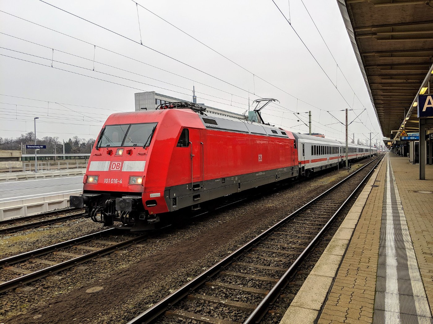 Deutschland Braunschweig Hbf InterCity Leerzug 101 016
