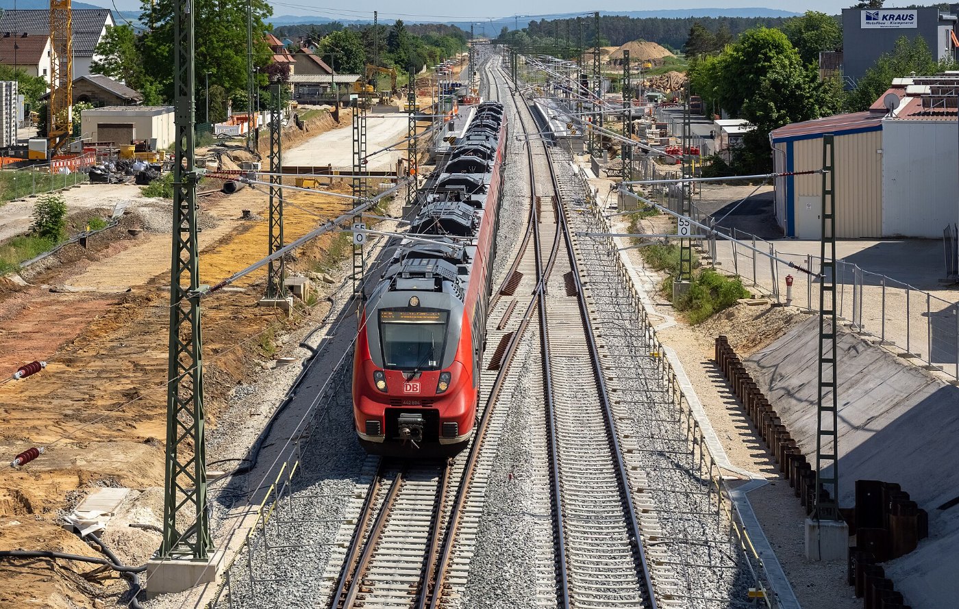 Strullendorf Bahnhof S Bahn Neubau RM