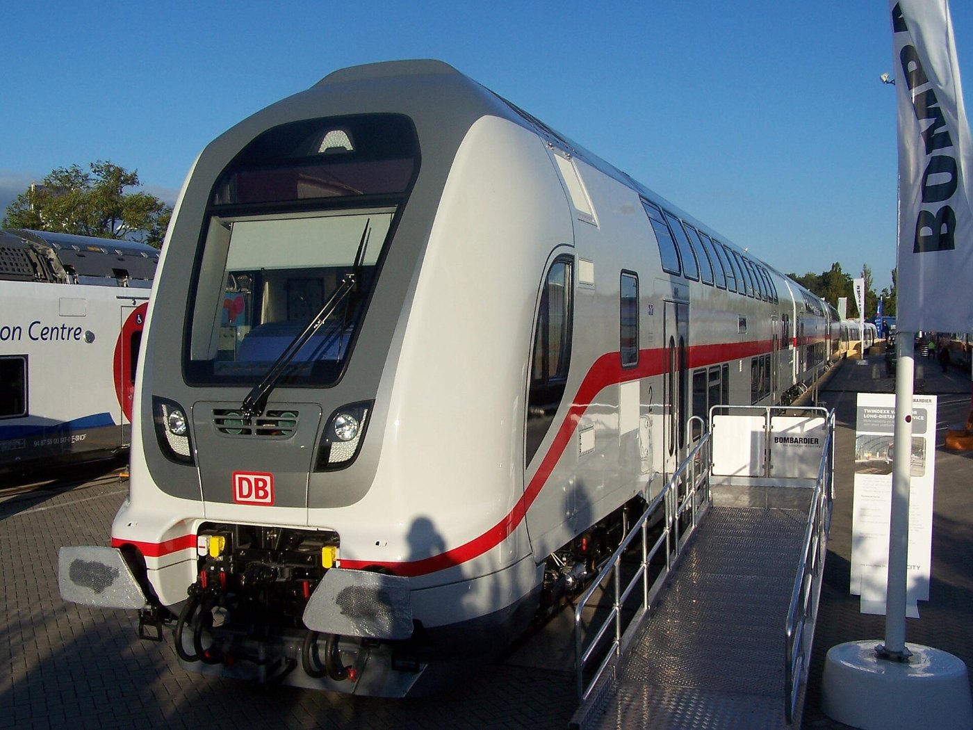 Bombardier IC Doppelstocksteuerwagen Innotrans 2014