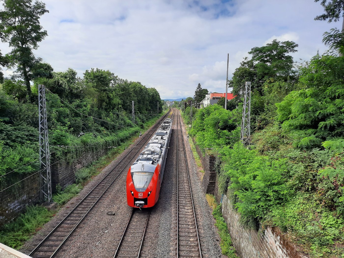 DB Class 1440 011 train in Trier (Germany), 20 August 2021