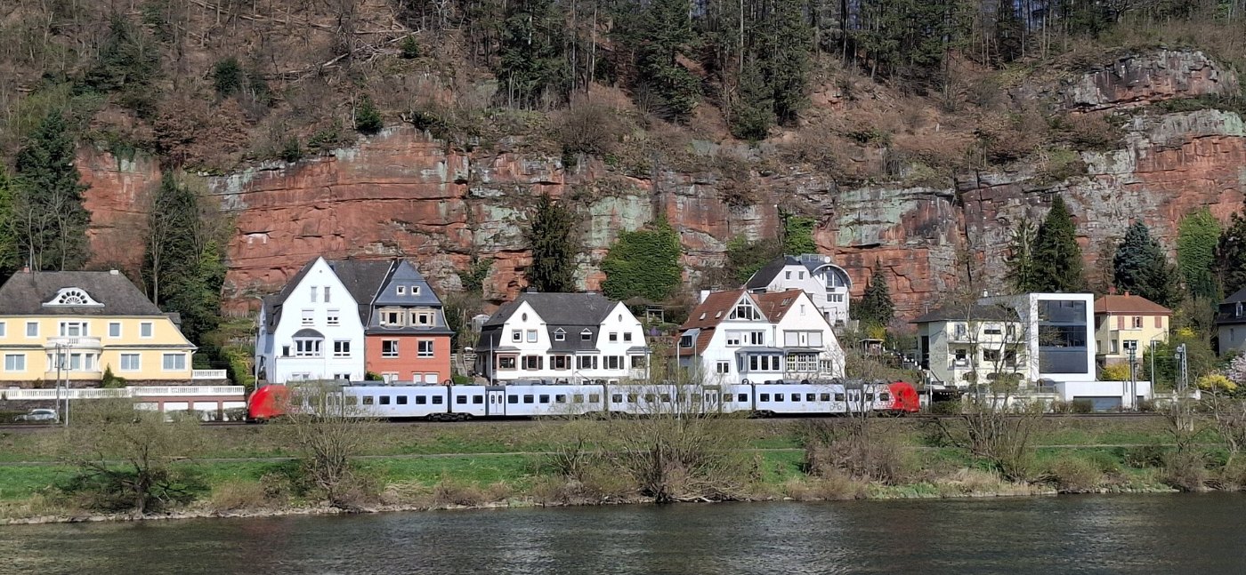 DBAG Class 1440 EMU on the Trierer Weststrecke at Trier Pallien, Germany