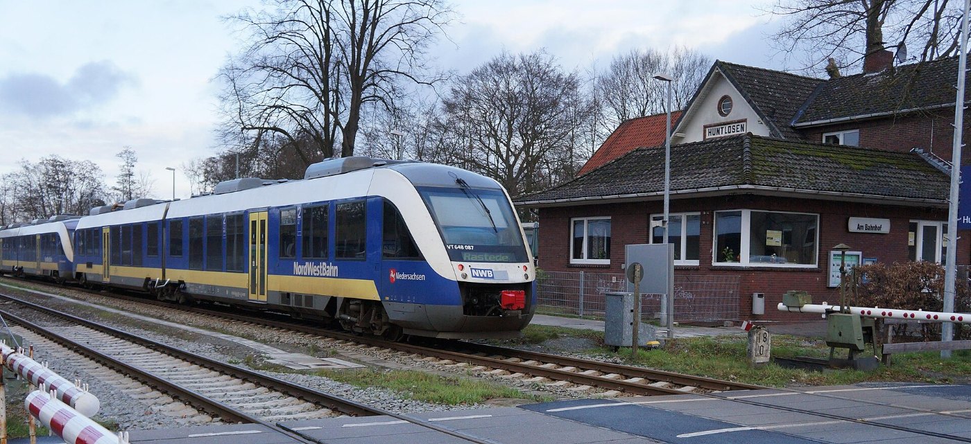 Bahnhof Huntlosen Nordwestbahn (Schmaler)