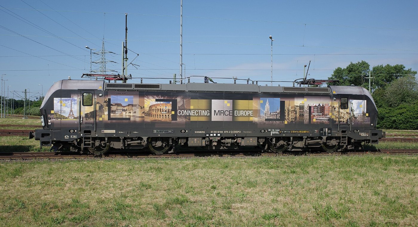 Siemens Vectron, 91 80 6193 875 2 D DISPO (MRCE, X4E 875, CONNECTING EUR