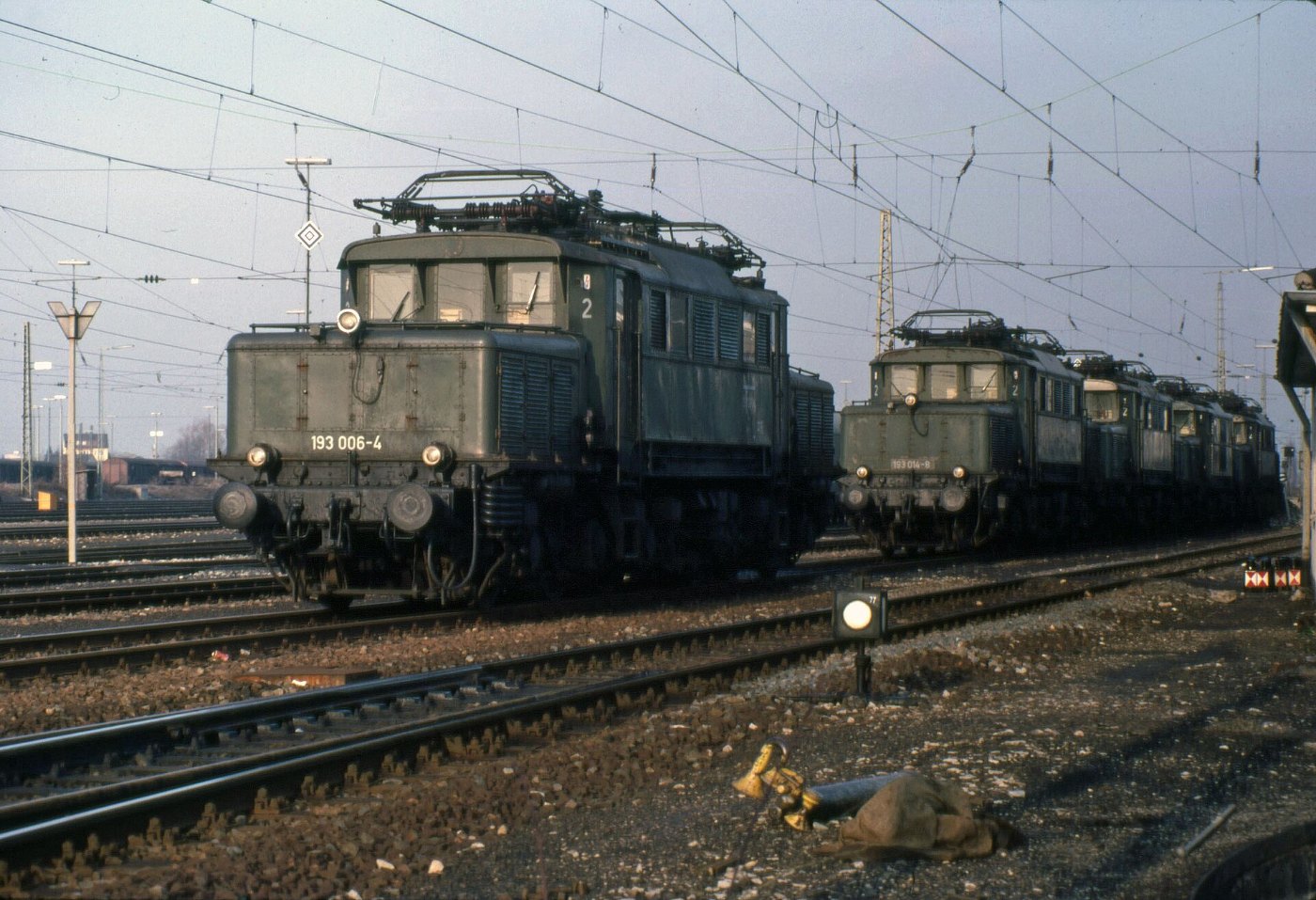 Kornwestheim Südwest Gleis P 2 Lok 193 006 Lok 193 014 Presslufthorn LAB