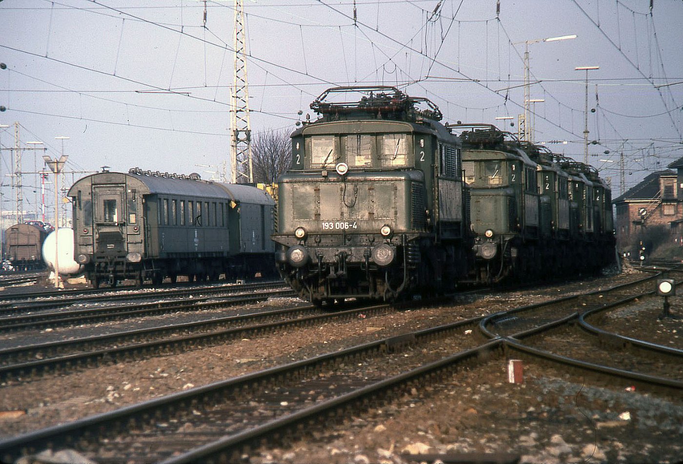 Kornwestheim Südwest Gleis P 2 Lok 193 006 Bauzug Lok Baureihe 193 LABW
