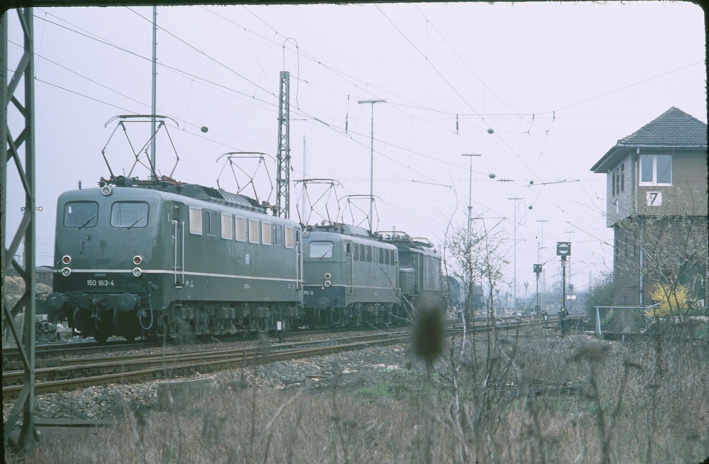 Kornwestheim Südwest Stw 7 Lok 150 163 Lok Baureihe 140 Schlepp Lok Baur