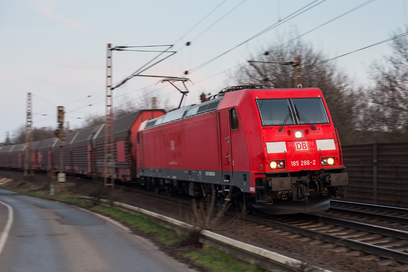 DBAG class 185 2 Bombardier TRAXX F140 AC2 Bornum Hannover Germany