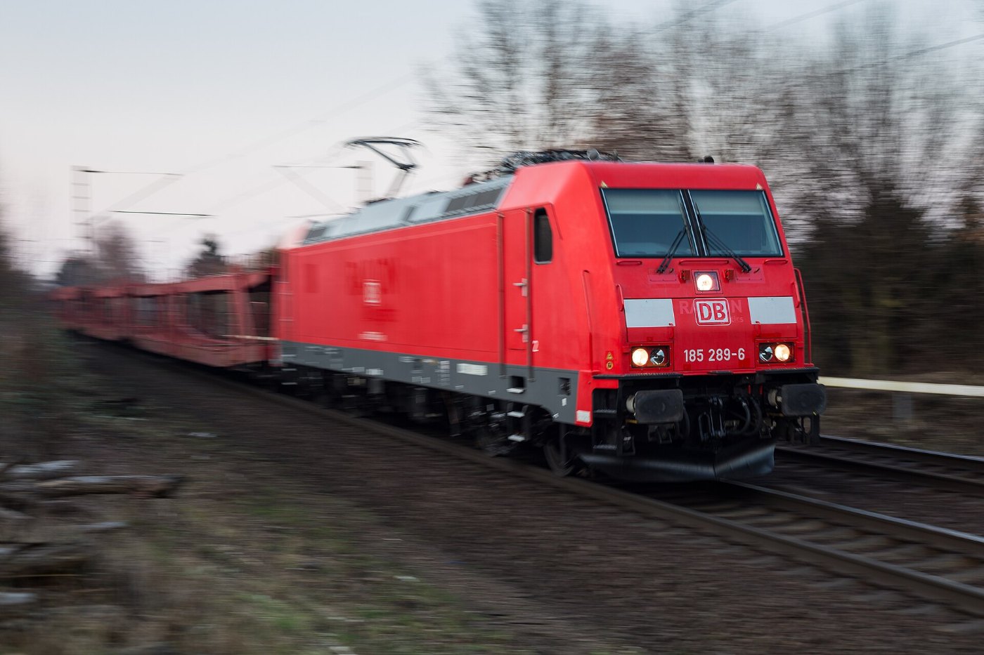 DBAG class 185 2 Bombardier TRAXX F140 AC2 freight train bypass Ahlem Ha