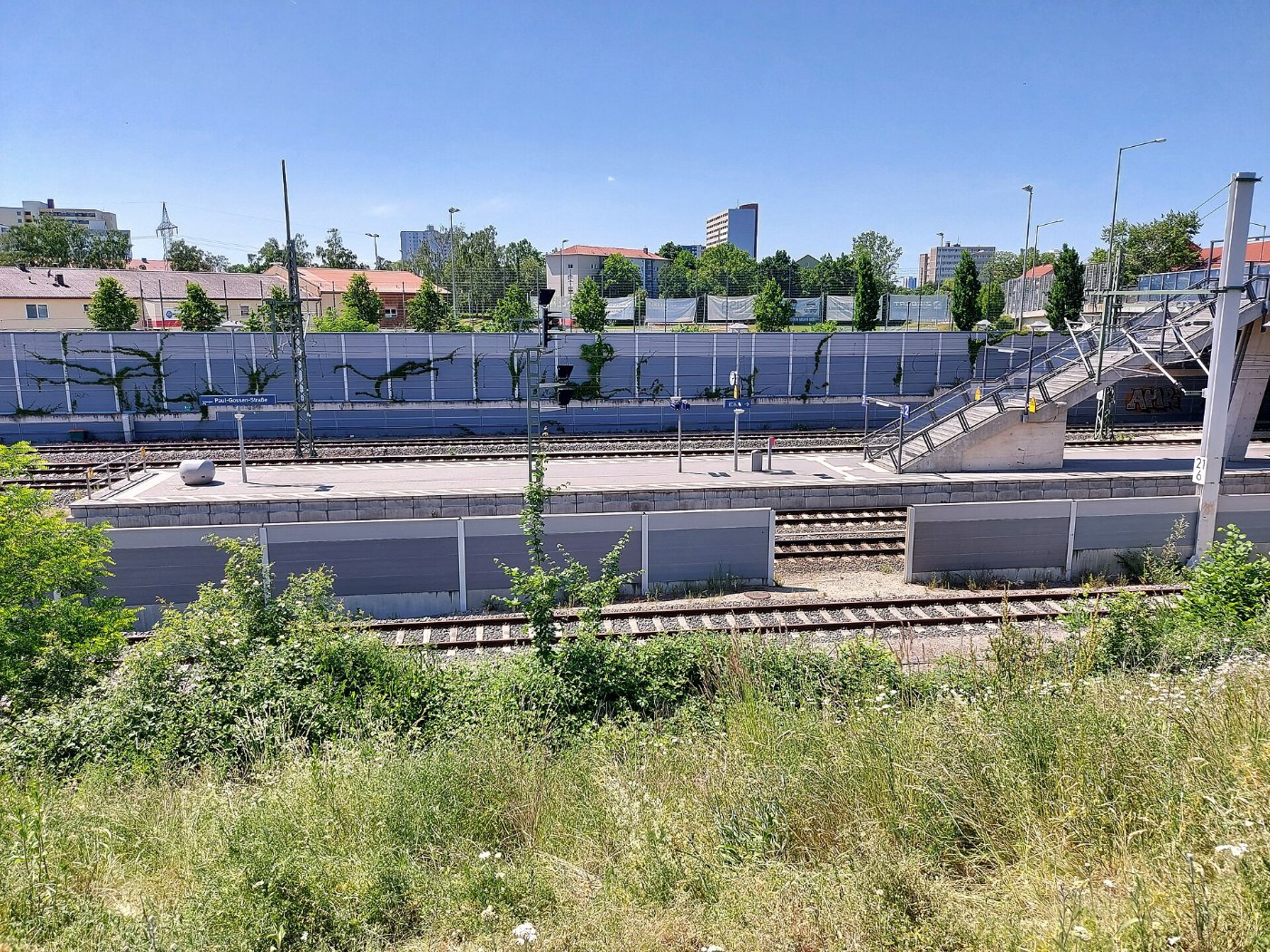 S Bahn Station Erlangen Paul Gossen Straße