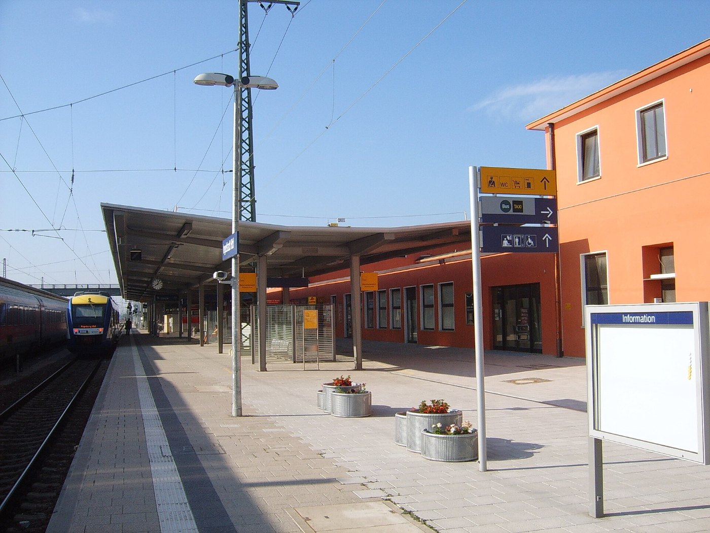 Hausbahnsteig Ingolstadt Hauptbahnhof
