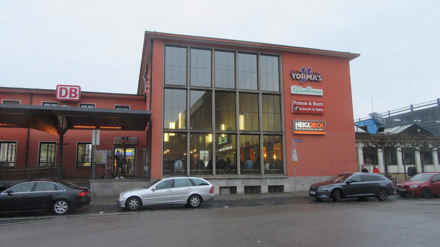 Hauptbahnhof, Ingolstadt, 11. Febr. 2018