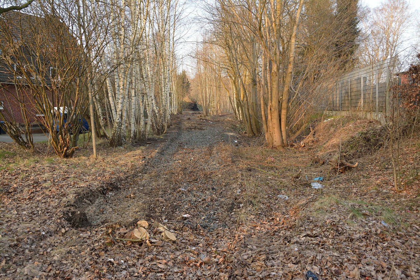Schleswig Holstein, Itzehoe, Rückbau der Bahnstrecke Wrist Itzehoe in Ed