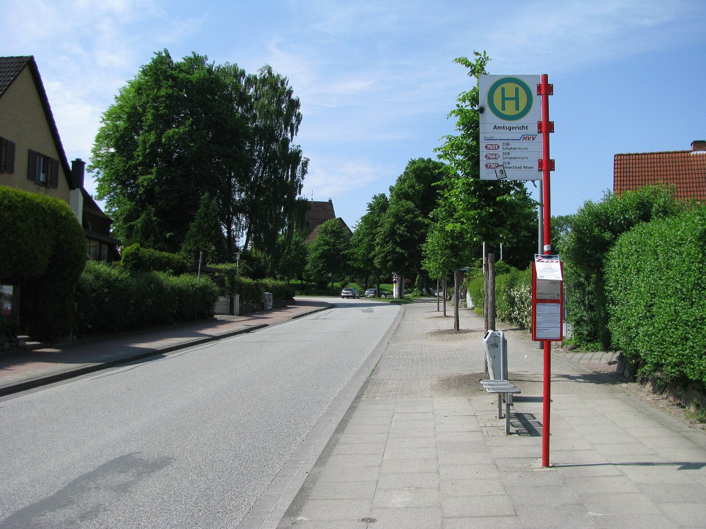 Bushaltestelle Amtsgericht, 1, Bad Segeberg, Landkreis Segeberg