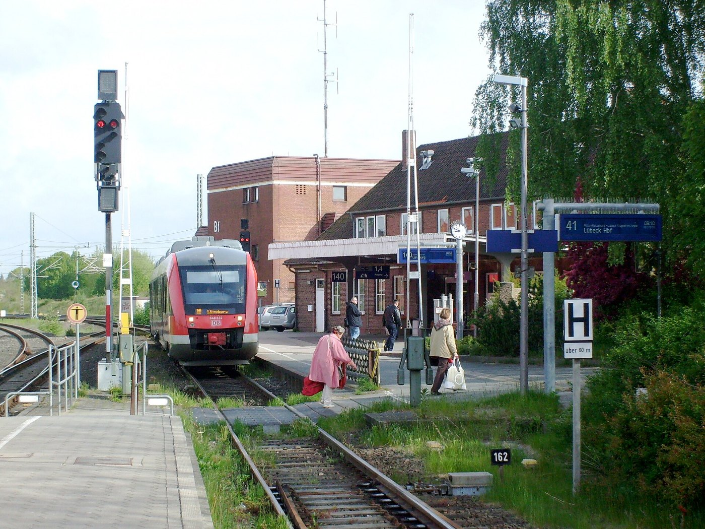 Büchen Station Track 140 in 2010 05 18