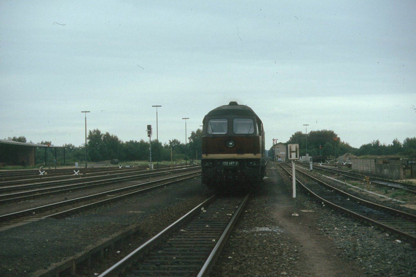 Büchen Lokwechsel DB DR Lok 132 467 LABW Staatsarchiv Ludwigsburg PL 734