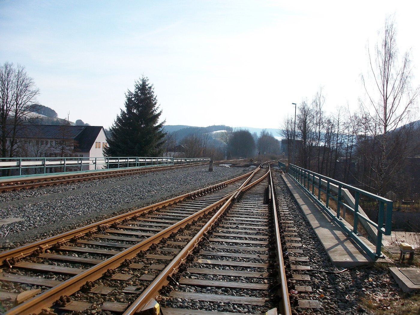 SZB Strecke nach Johanngeorgenstadt