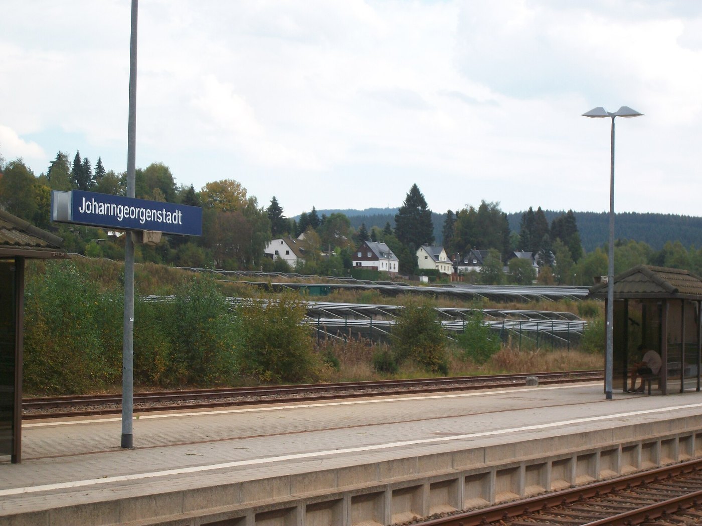 Bahnhof Johanngeorgenstadt, Blick nach Pachthaus