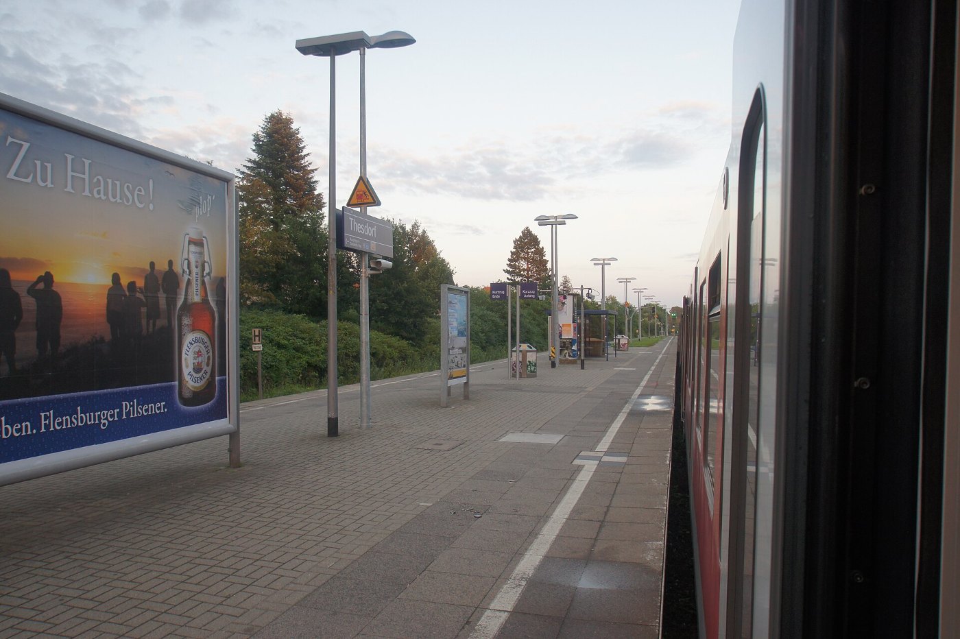 S Bahn Station Thesdorf, Stadt Pinneberg