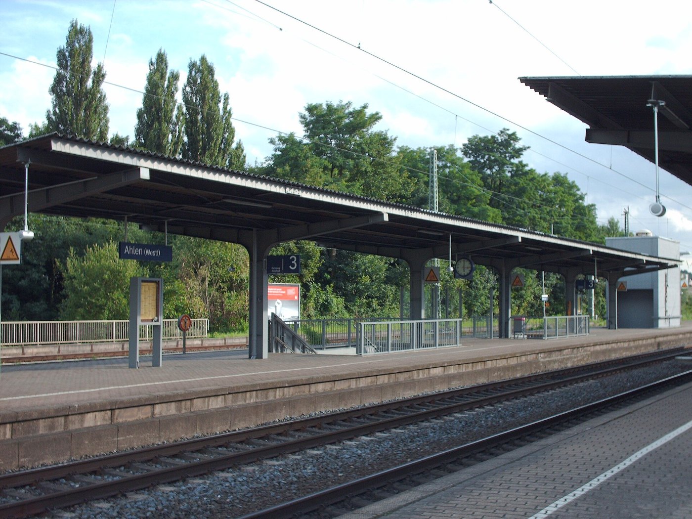 Bahnhof Ahlen (Westf) Bahnsteig