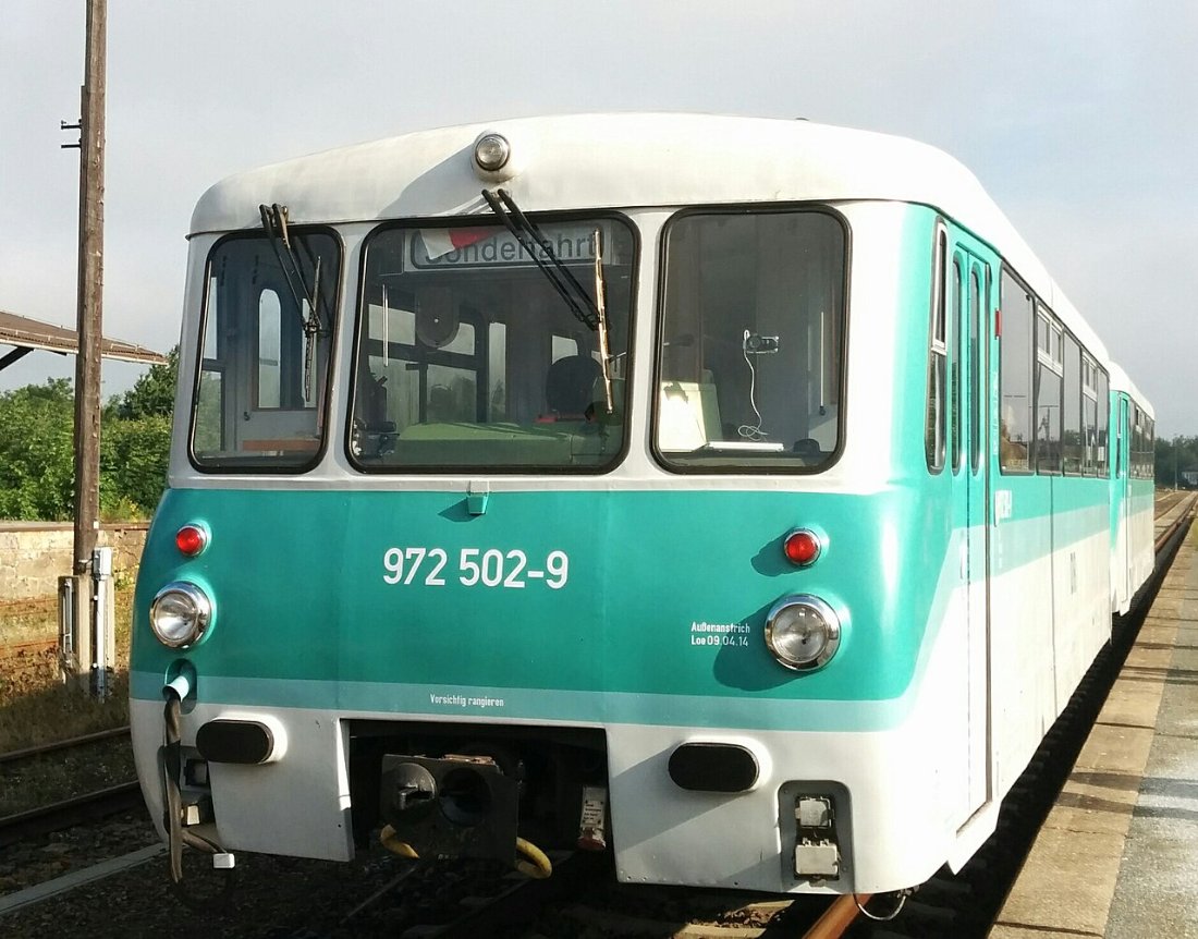 Ferkeltaxe 972 502 9 Bahnhof Kamenz