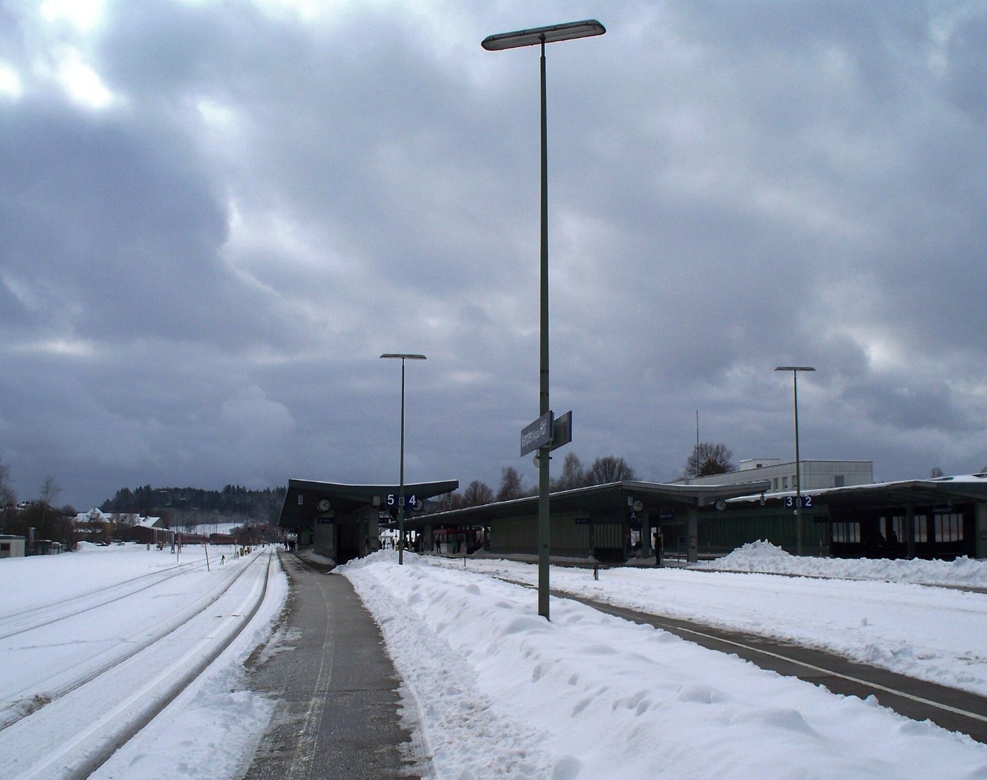 Bahnhof Kempten Allgäu, Febr. 2012
