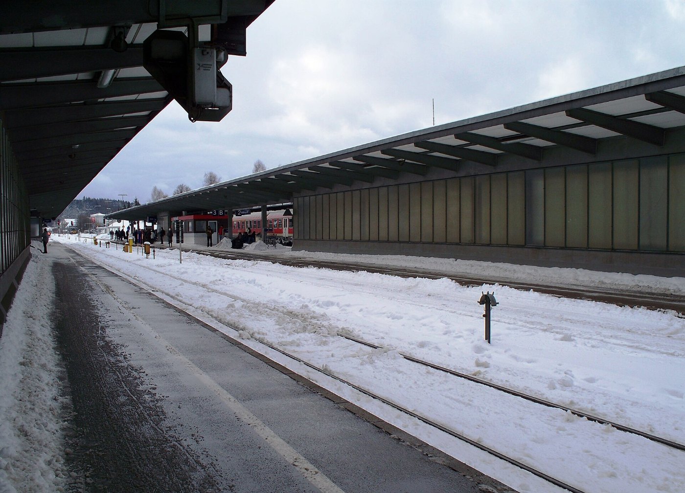 Bahnhof Kempten Allgäu Bahnsteig
