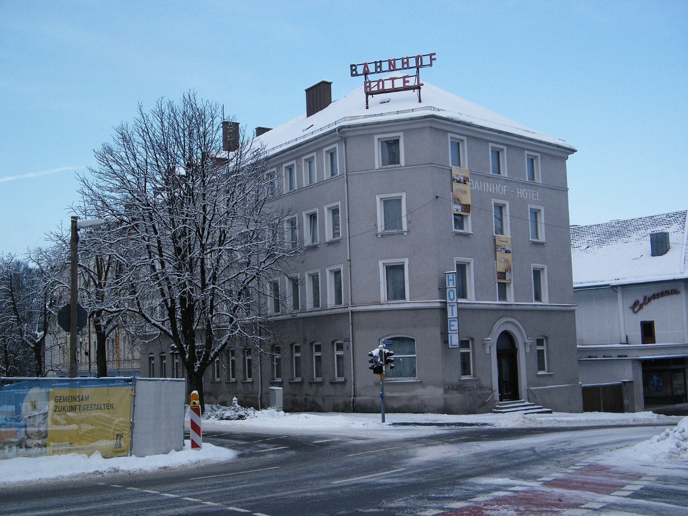 Bahnhofshotel Kempten im Winter (01)