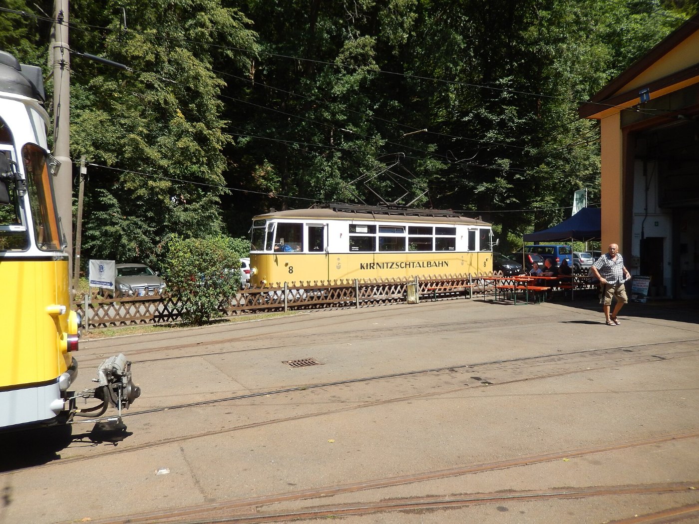 Kirnitzschtalbahn,Wagen Nr.8..Juli 2018. 016
