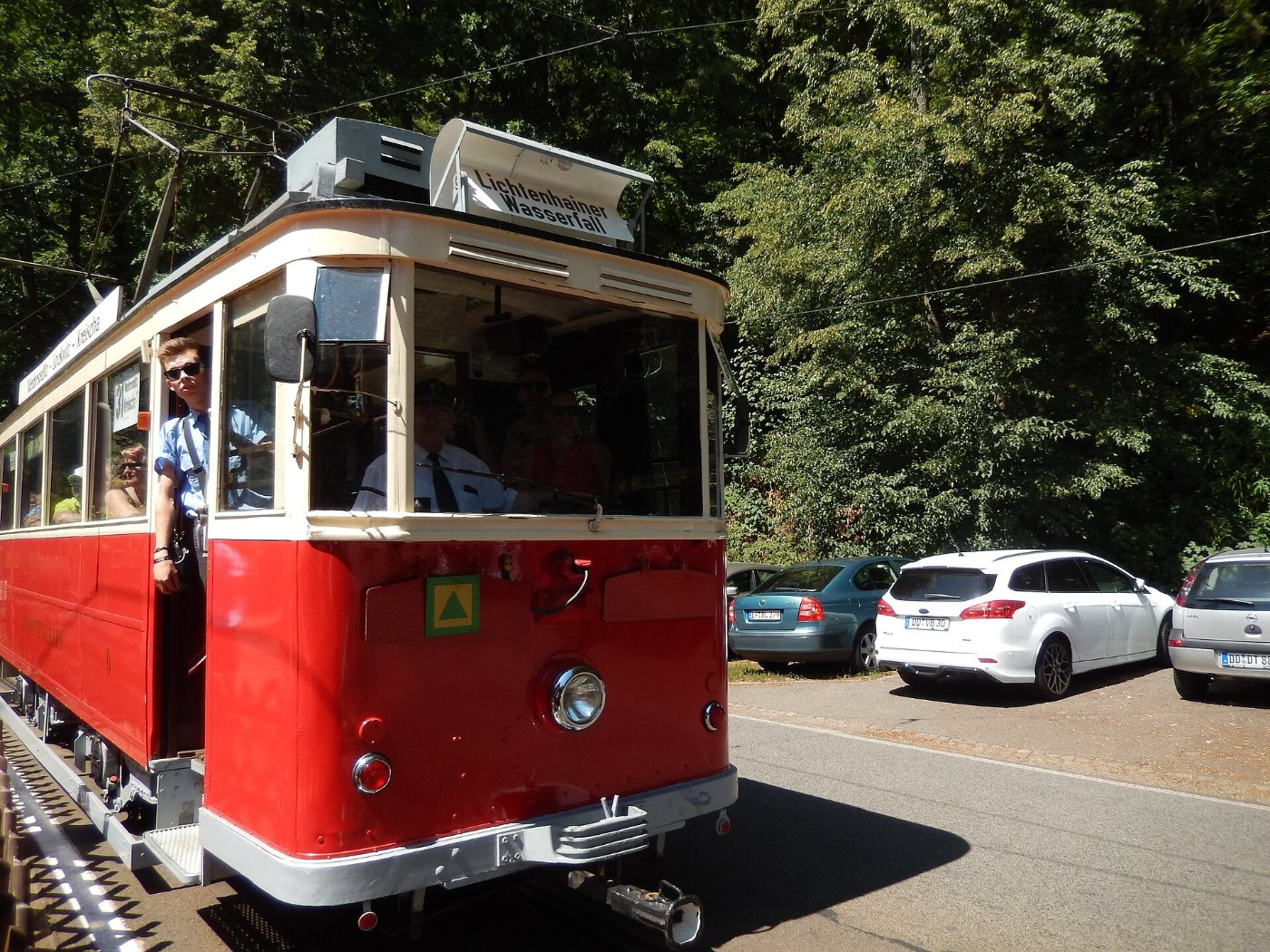Kirnitzschtalbahn,Wagen Nr.9..Juli 2018. 014