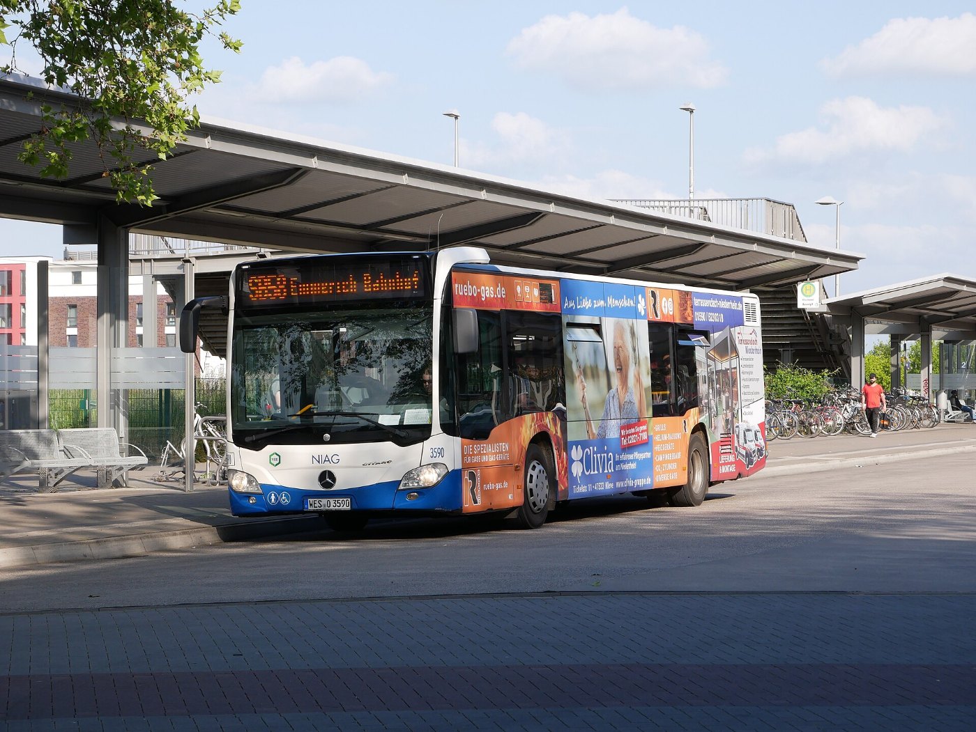 2023 06 02 Bahnhof Kleve NIAG 3590 Linie SB58 Emmerich Bahnhof