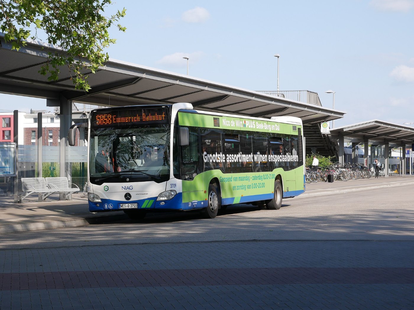2023 06 02 Bahnhof Kleve NIAG 3709 Linie SB58 Emmerich Bahnhof