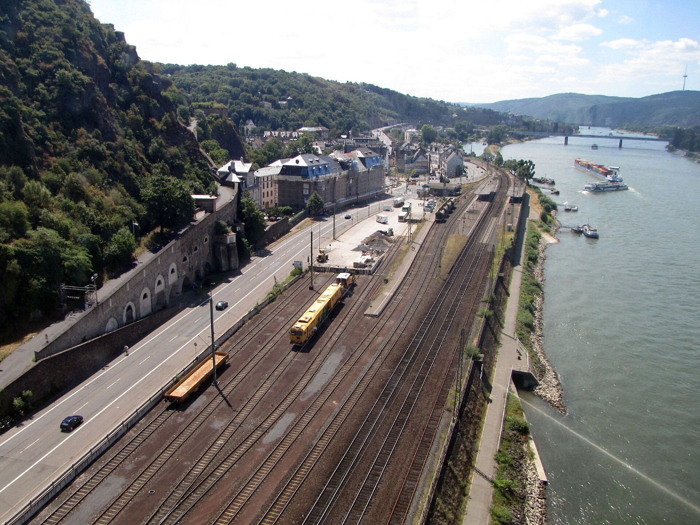Rheinseilbahn Bahnhof Koblenz Ehrenbreitstein 2010