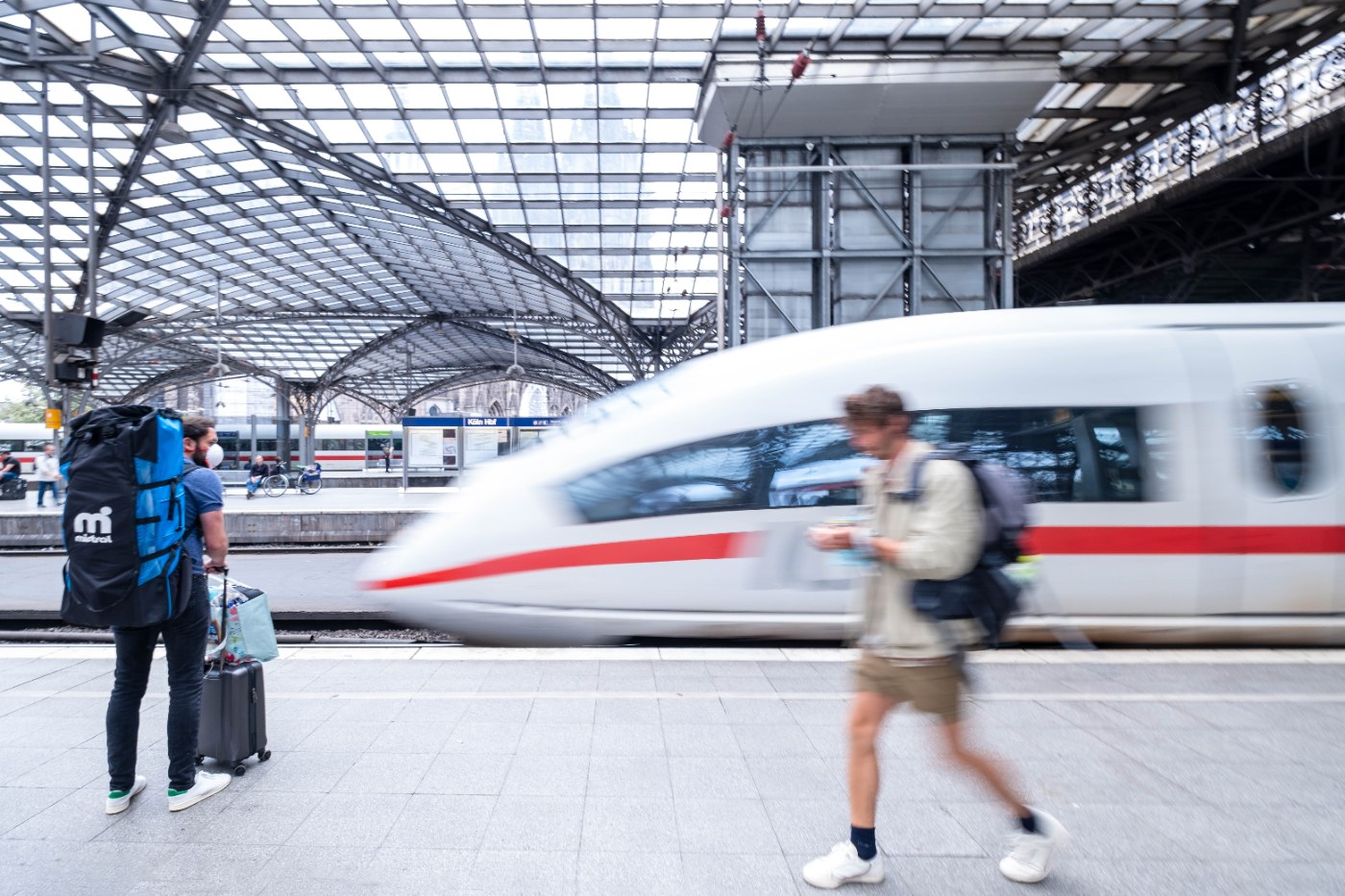 Ansicht des Kölner Hauptbahnhofs