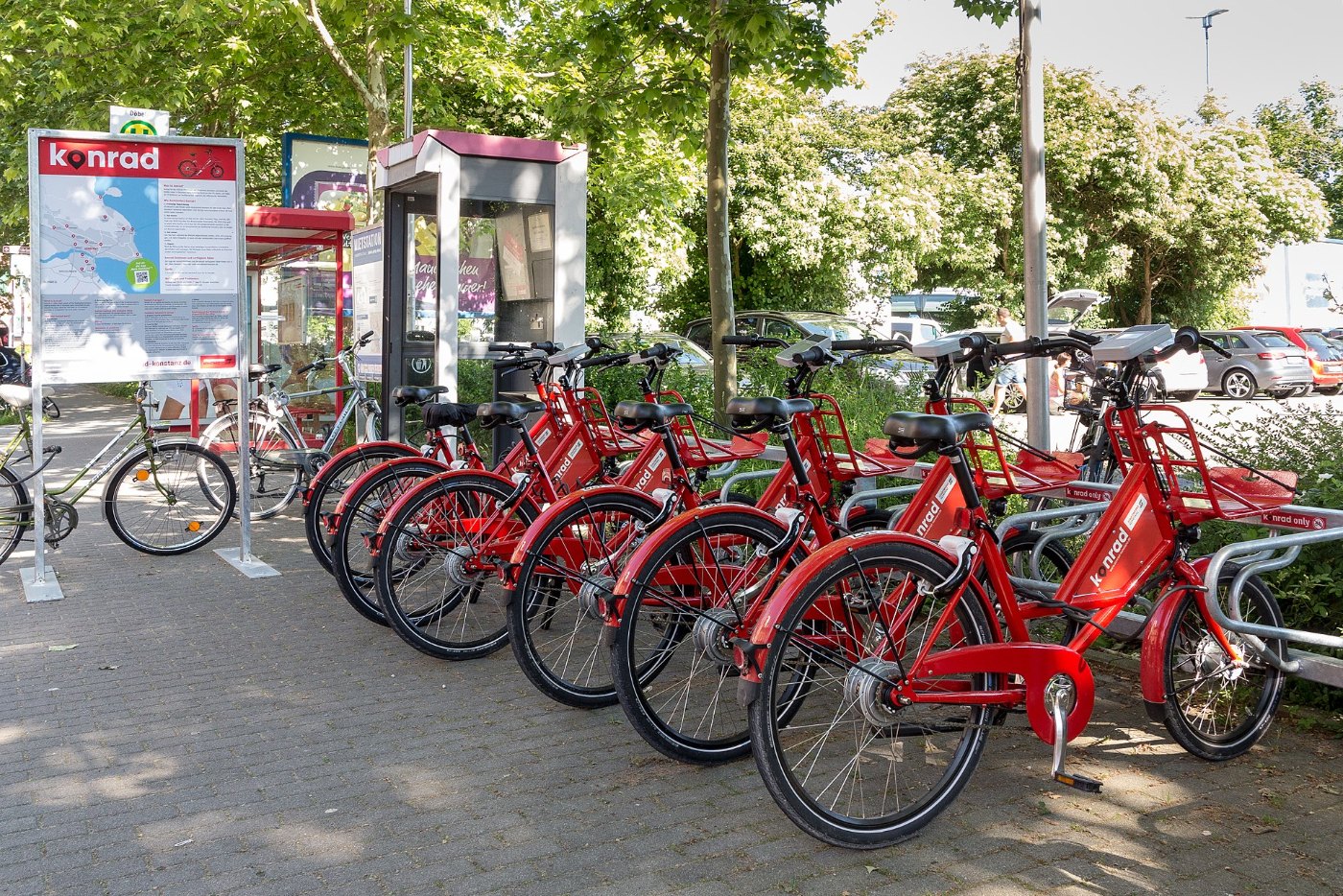 Konrad Fahrradverleihsystem in Konstanz, Station Döbele