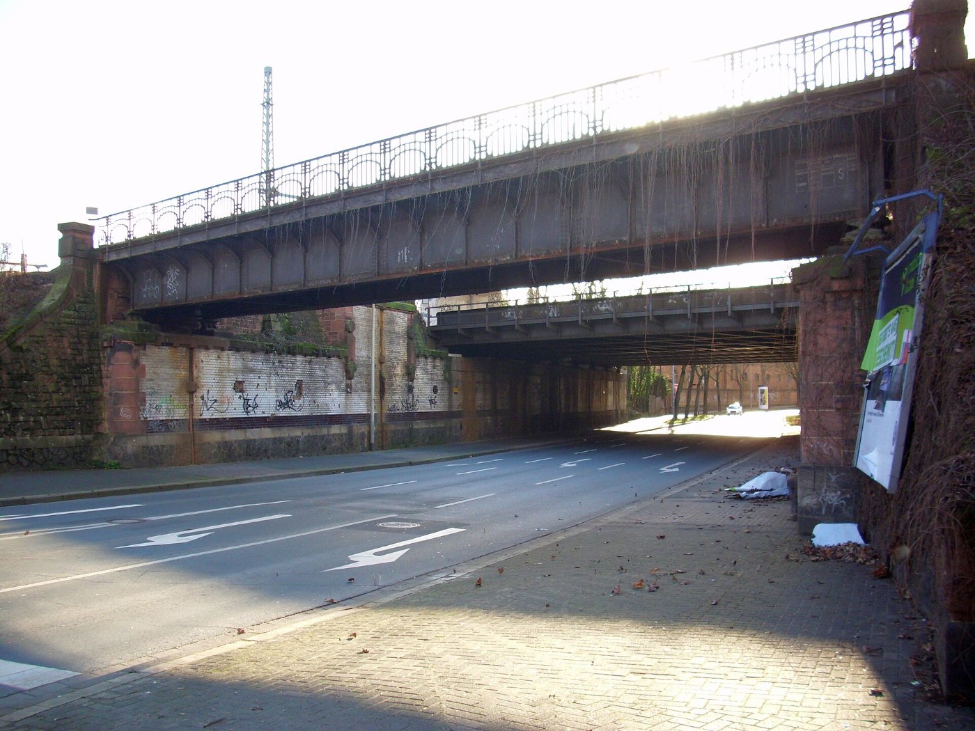 Hartenberg Eisenbahnüberführungen