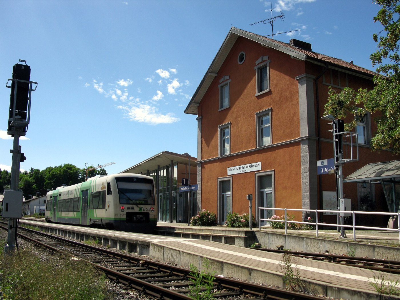 Bahnhof der Kaiserstuhlbahn in Eichstetten 9
