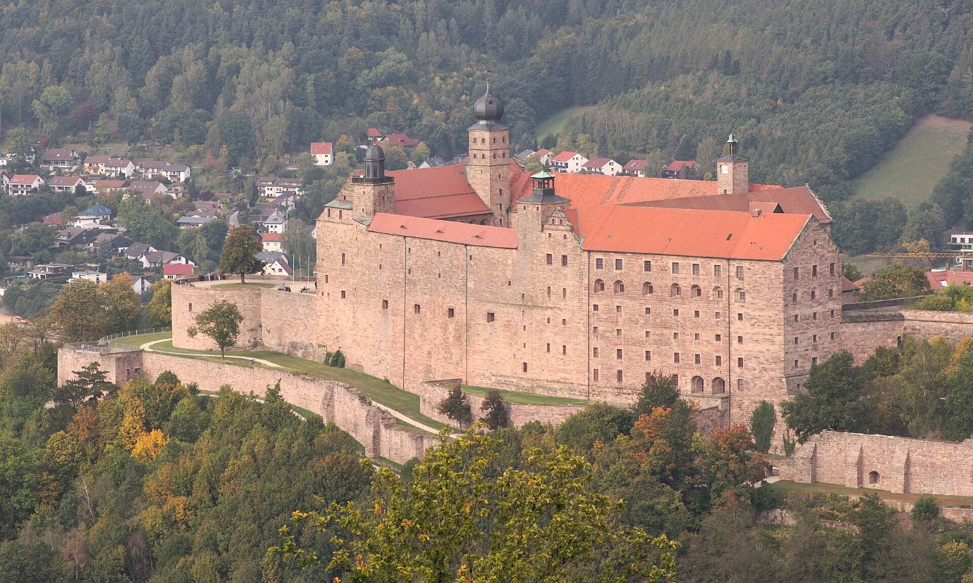 Plassenburg, Kulmbach from Rehturm