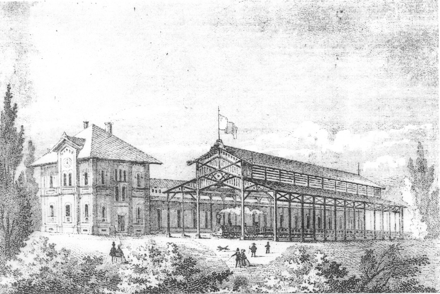 Stich Landshut Alter Bahnhof