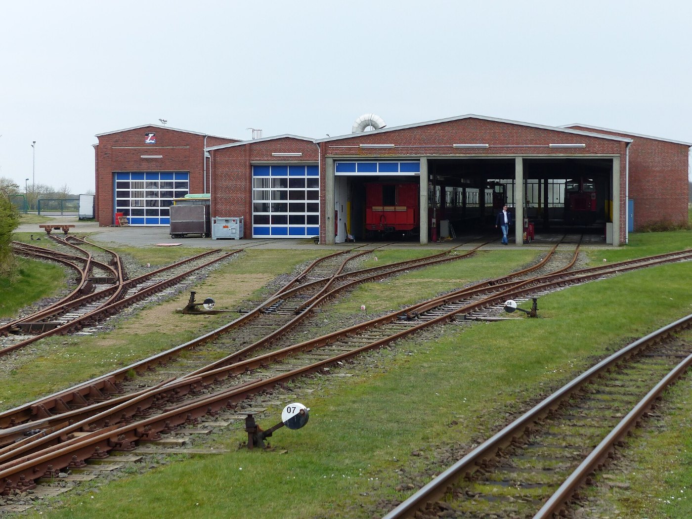 Inselbahn Langeoog Lokschuppen