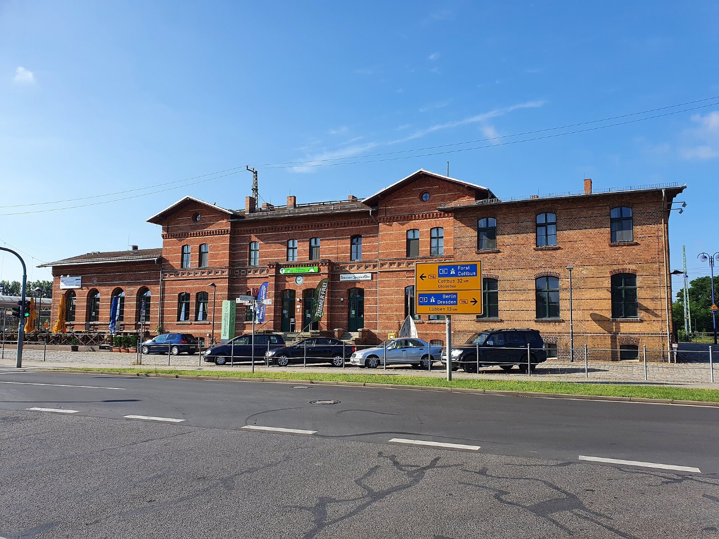 Empfangsgebäude Bahnhof Lübbenau (Spreewald) 2021