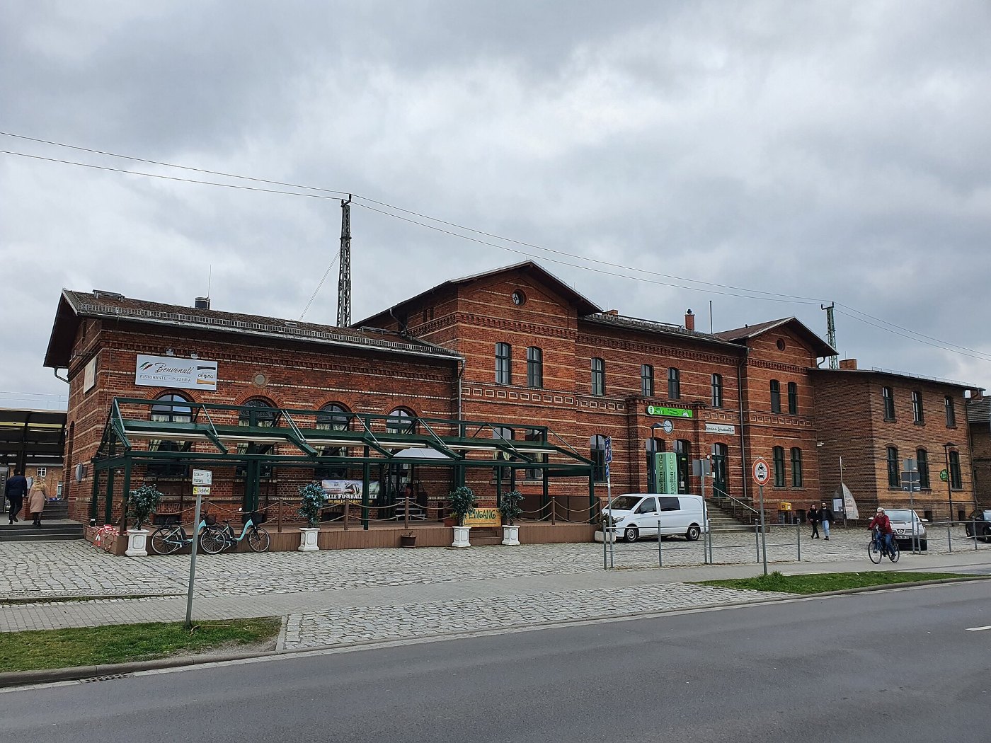 Bahnhof Lübbenau Empfangsgebäude NO 2023